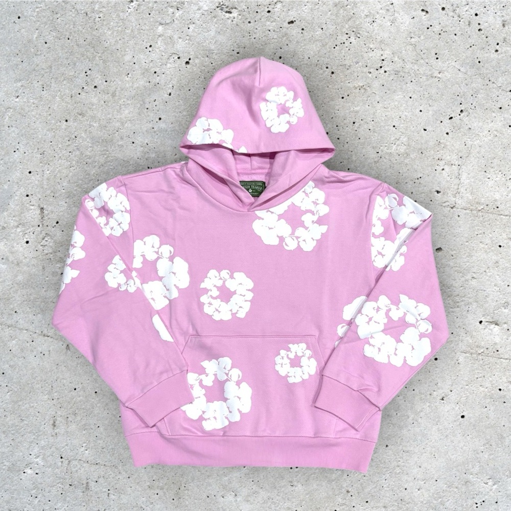 Denim Tears Pink Hoodie S/M Brand New - Free Shipping